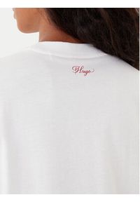 Hugo - HUGO T-Shirt Vintag 50551445 Écru Regular Fit. Materiał: bawełna #4