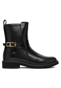 Patrizia Pepe Botki PPJ954.24 Czarny. Kolor: czarny. Materiał: skóra #1