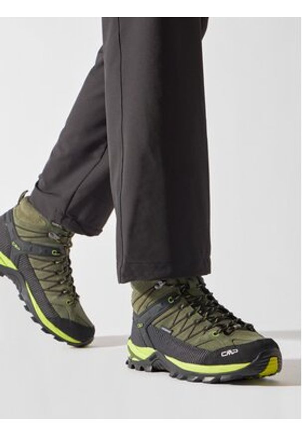 CMP Trekkingi Rigel Mid Trekking Shoes Wp 3Q12947 Khaki. Kolor: brązowy. Materiał: skóra, zamsz. Sport: turystyka piesza