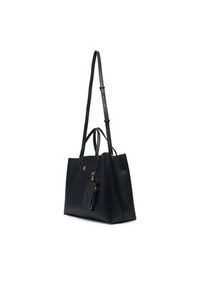 TOMMY HILFIGER - Tommy Hilfiger Torebka Th Icon Satchel AW0AW18723 Czarny. Kolor: czarny. Materiał: skórzane #4