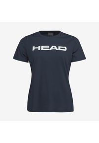 Head - T-shirt damski Club Lucy. Kolor: niebieski. Materiał: bawełna, jersey, materiał, poliester