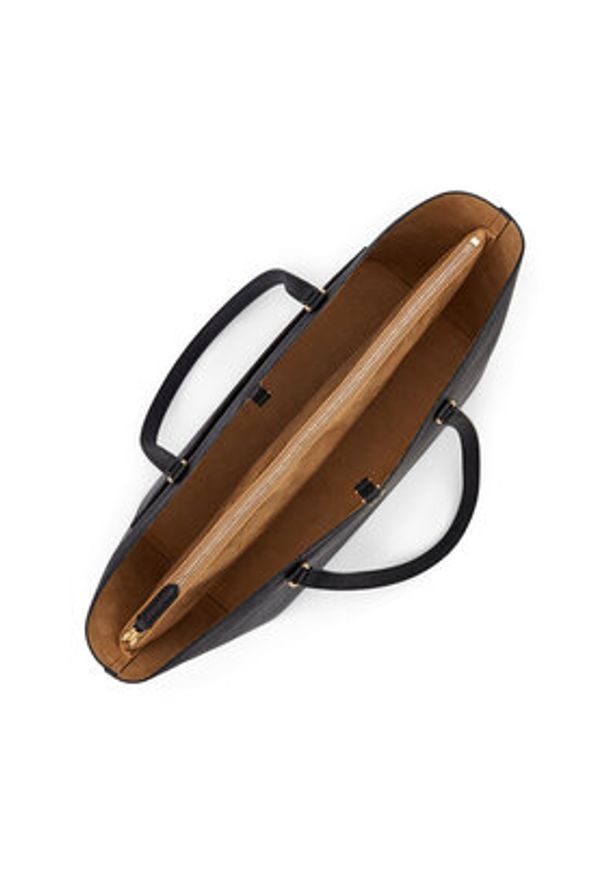 Lauren Ralph Lauren Torebka 431911655001 Czarny. Kolor: czarny. Materiał: skórzane