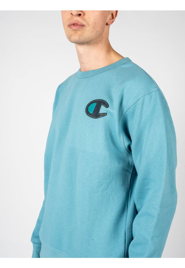 Champion Bluza | HBGF88H 586N8A | Mężczyzna | Niebieski. Okazja: na co dzień. Kolor: niebieski. Materiał: bawełna, poliester. Styl: casual
