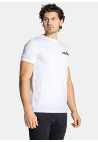 Koszulka Ellesse Voodoo Tee (SHB06835-WHI). Kolor: biały. Wzór: kolorowy. Sezon: lato. Sport: piłka nożna, tenis, narciarstwo #1
