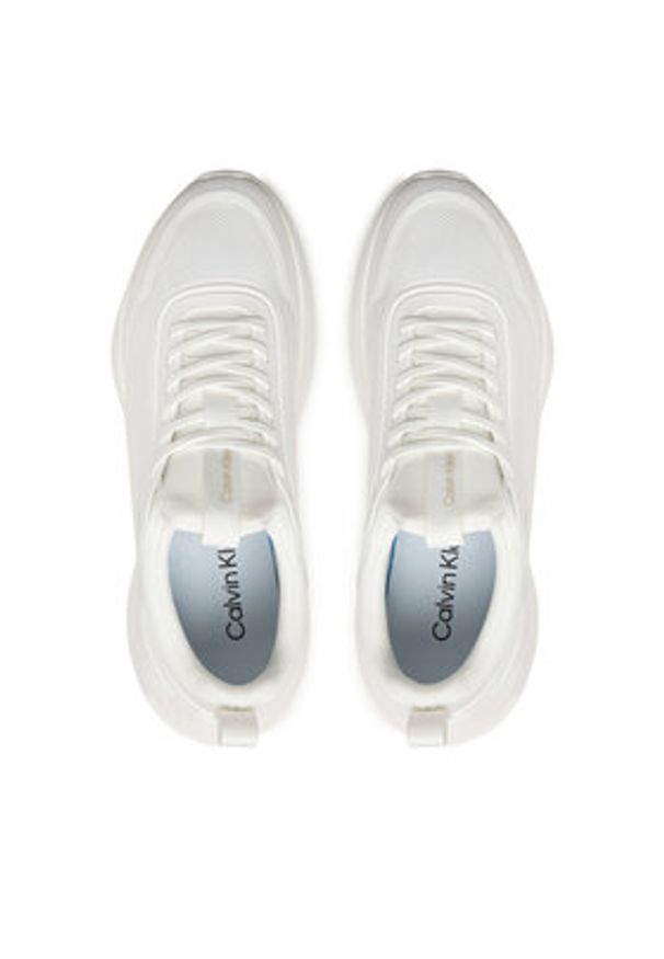 Calvin Klein Sneakersy Light Eva Run Sock Mesh HW0HW03023 Biały. Kolor: biały. Materiał: materiał. Sport: bieganie