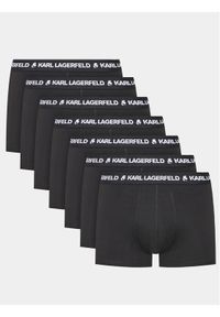 Karl Lagerfeld - KARL LAGERFELD Komplet 7 par bokserek Logo 220M2125 Czarny. Kolor: czarny. Materiał: bawełna