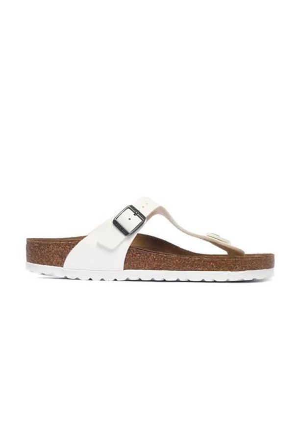 Japonki damskie Birkenstock 745531. Kolor: biały. Materiał: materiał, skóra, syntetyk