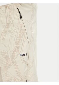 BOSS Szorty sportowe Hecon Desert Active 50537740 Beżowy Regular Fit. Kolor: beżowy. Materiał: syntetyk. Styl: sportowy