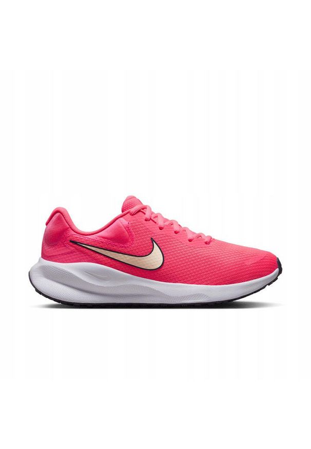 Buty Sportowe Damskie Nike W Revolution 7. Okazja: na co dzień. Kolor: różowy. Model: Nike Revolution. Sport: fitness
