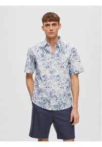 Selected Homme Koszula 16088361 Niebieski Relaxed Fit. Kolor: niebieski. Materiał: bawełna