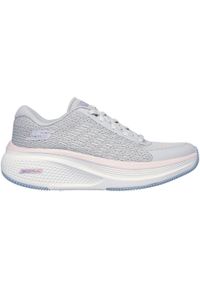 skechers - Adidasy Skechers Go Run Elevate 2.0, Kobiety. Kolor: szary. Materiał: materiał. Sport: bieganie