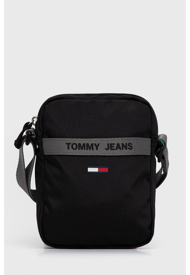 Tommy Jeans Saszetka kolor czarny. Kolor: czarny. Materiał: poliester