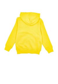 LEONE 1947 APPAREL - Dziecięca bluza z kapturem Basic Leone zapinana na zamek na całej długości. Typ kołnierza: kaptur. Kolor: żółty. Sport: joga i pilates