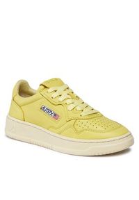 AUTRY Sneakersy AULWGG31 Żółty. Kolor: żółty. Materiał: skóra #5