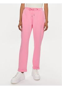 Liu Jo Sport Spodnie dresowe TA4172 FS090 Różowy Regular Fit. Kolor: różowy. Materiał: bawełna