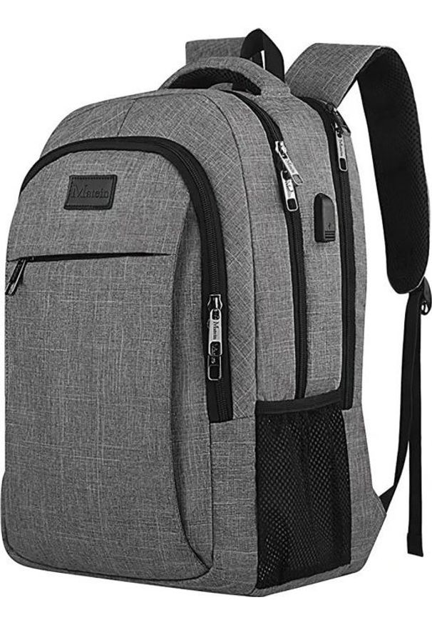 Plecak Matein MATEIN Plecak biznesowy na laptopa 15.6", 45x30x20 cm. Styl: biznesowy