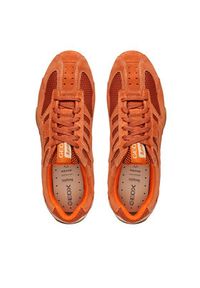 Geox Sneakersy U Snake Original U55MNA 02214 C6014 Pomarańczowy. Kolor: pomarańczowy. Materiał: skóra, zamsz #8