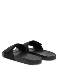 Calvin Klein Klapki Adj Pool Slide Canvas Logo HM0HM01749 Czarny. Kolor: czarny. Materiał: materiał #6