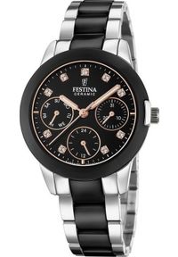 Zegarek Festina Zegarek damski Festina F20497-3 CYRKONIE srebrny. Kolor: srebrny #1