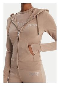Juicy Couture Bluza Oola JCWAS126306 Beżowy Slim Fit. Kolor: beżowy. Materiał: bawełna #2