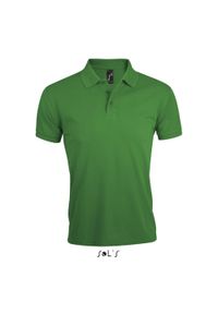 SOL'S - Polo Sol's Prime. Typ kołnierza: polo. Kolor: zielony. Materiał: bawełna, poliester #1