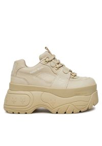 Naked Wolfe Sneakersy Sinner Beżowy. Kolor: beżowy. Materiał: skóra, nubuk #1