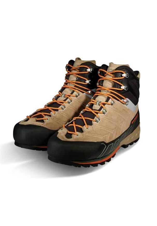 Buty trekkingowe męskie Mammut Kento Tour High Gtx. Wysokość cholewki: za kostkę. Kolor: brązowy. Materiał: materiał, skóra, syntetyk. Szerokość cholewki: normalna