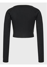 Adidas - adidas Bluzka IB7312 Czarny Slim Fit. Kolor: czarny. Materiał: bawełna #3