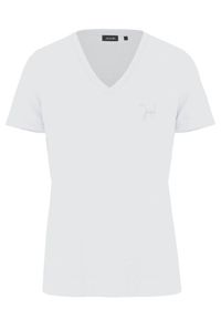 JOOP! T-Shirt 58 253JE58Tero 30049368 Biały Regular Fit. Kolor: biały. Materiał: bawełna