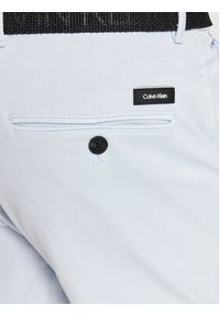 Calvin Klein Szorty materiałowe Garment Dye Belted K10K109443 Błękitny Slim Fit. Kolor: niebieski. Materiał: bawełna #3