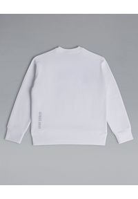DSQUARED2 KIDS - Biała bluza z bawełny 6-16 lat. Kolor: biały. Materiał: bawełna. Długość rękawa: długi rękaw. Długość: długie. Wzór: nadruk. Sezon: lato #2