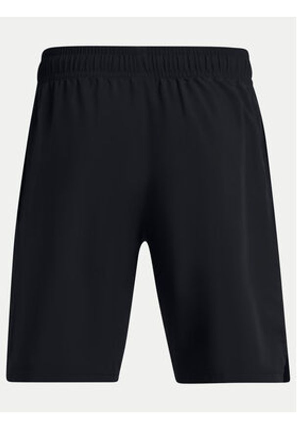 Under Armour Szorty sportowe Ua Woven Wdmk Shorts 1383356-001 Czarny Loose Fit. Kolor: czarny. Materiał: syntetyk. Styl: sportowy
