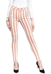 Lee - SPODNIE DAMSKIE LEE SKINNY HIGH WAIST TERACOTTA L626LIMG. Stan: podwyższony