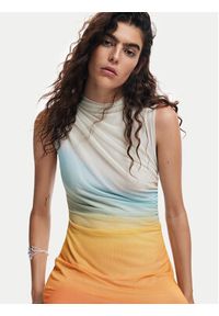 Desigual Sukienka codzienna 24WWVKXZ Kolorowy Regular Fit. Okazja: na co dzień. Materiał: syntetyk. Wzór: kolorowy. Typ sukienki: proste. Styl: casual #6