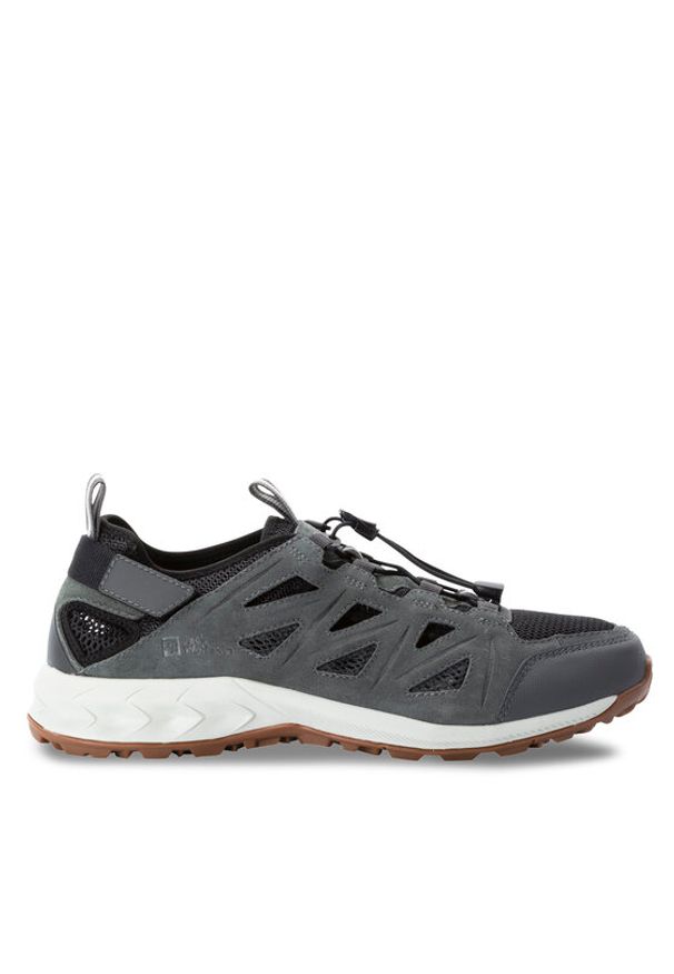 Jack Wolfskin Trekkingi Woodland 2 Hybrid Low 4051301 Szary. Kolor: szary. Materiał: skóra. Sport: turystyka piesza
