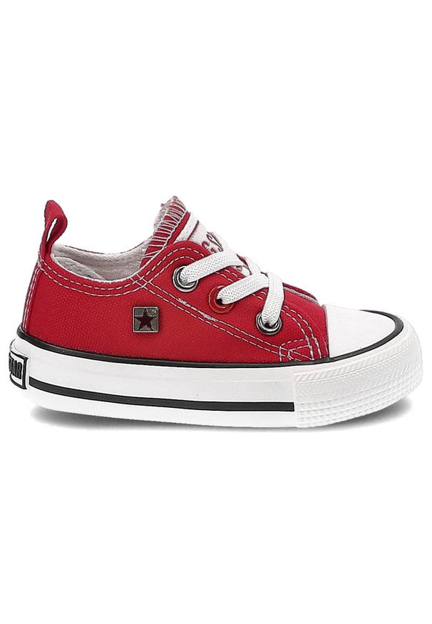 Big-Star - Czerwone Trampki Big Star Dziecięce Buty Wsuwane. Okazja: na co dzień. Zapięcie: bez zapięcia. Kolor: czerwony. Materiał: guma, materiał. Szerokość cholewki: normalna. Styl: casual, sportowy, młodzieżowy, klasyczny