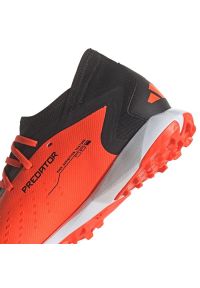 Adidas - Buty piłkarskie adidas Predator Accuracy.3 Tf M GW4638 pomarańczowe pomarańcze i czerwienie. Zapięcie: sznurówki. Kolor: pomarańczowy. Materiał: materiał, syntetyk. Szerokość cholewki: normalna. Sport: piłka nożna #6