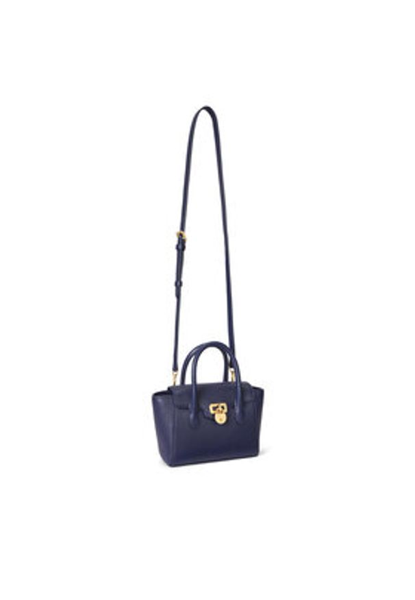 Lauren Ralph Lauren - LAUREN RALPH LAUREN Torebka 431969349003 Granatowy. Kolor: niebieski. Materiał: skórzane