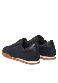 BOSS Sneakersy Careton 50548707 Granatowy. Kolor: niebieski. Materiał: skóra