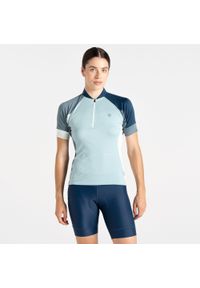 DARE 2B - Koszulka rowerowa damska Flutter. Kolor: szary. Materiał: materiał. Długość: długie. Sport: fitness, turystyka piesza #1