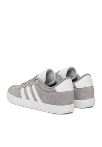 Adidas - adidas Sneakersy Vl Court 3.0 K ID6314 Szary. Kolor: szary. Materiał: zamsz, skóra #6