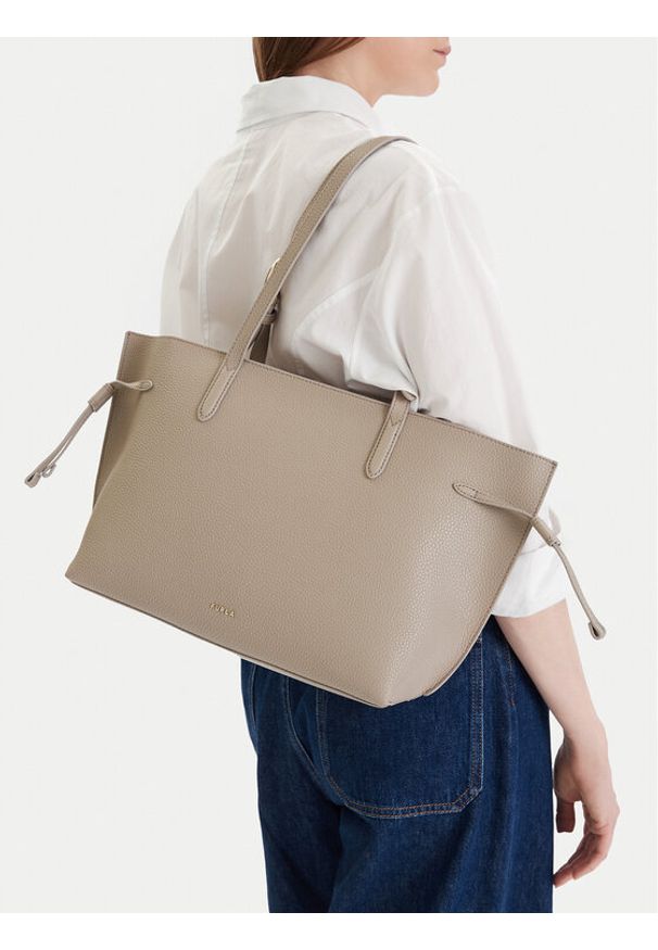 Furla Torebka Ava M WB02069 BX4329 CN 4621S Beżowy. Kolor: beżowy. Materiał: skórzane