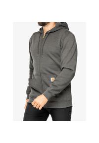 Bluza rozpinana męska Carhartt Zip Hooded Sweatshirt. Kolor: szary
