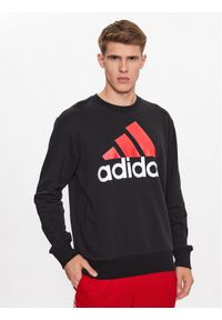 Adidas - adidas Bluza Essentials French Terry Big Logo Sweatshirt IJ8583 Czarny Regular Fit. Kolor: czarny. Materiał: bawełna