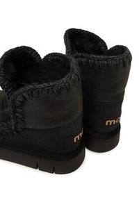 Mou Śniegowce MU.FW531002B Czarny. Kolor: czarny. Materiał: zamsz, skóra #4