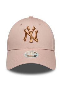 New Era Czapka z daszkiem New York Yankees Metallic 9FORTY 60667375 Różowy. Kolor: różowy. Materiał: materiał, bawełna #3