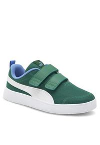 Puma Sneakersy Courtflex V2 Mesh V Ps 37175818 Zielony. Kolor: zielony. Materiał: mesh, materiał