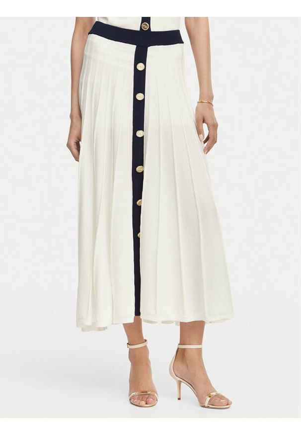 Artigli Spódnica plisowana ACGO004493 Biały Regular Fit. Kolor: biały. Materiał: wiskoza