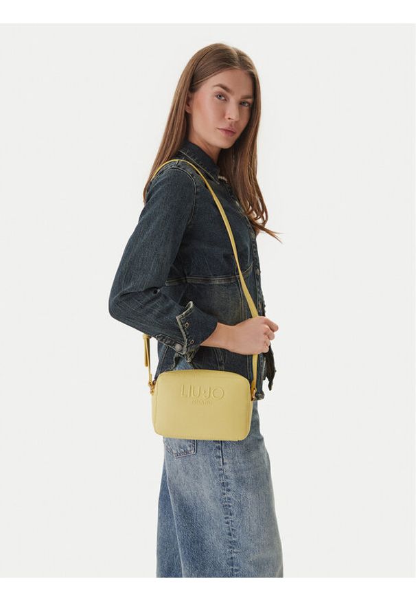 Liu Jo Torebka AA6153 ES029 Żółty. Kolor: żółty. Materiał: skórzane