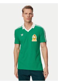 Adidas - adidas Koszulka techniczna Mexico Home Jersey 1986 JN3710 Zielony Slim Fit. Kolor: zielony. Materiał: bawełna #1